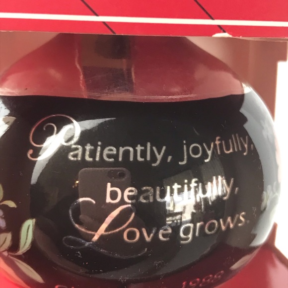 VINTAGE 1988 HALLMARK "Love Grows" Glass Ornament - Picture 14 of 16